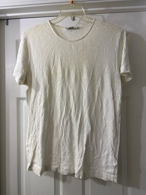 Samsøe Samsøe Men's Cream Crew Neck T-Shirt